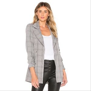 REVOLVE About Us Plaid Blazer XXS